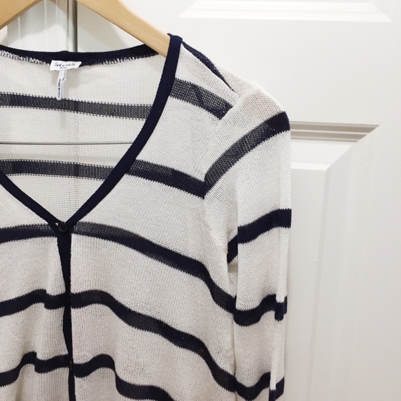 Splendid Striped Cardigan Sweater Size S Lightweight - Picture 3 of 7